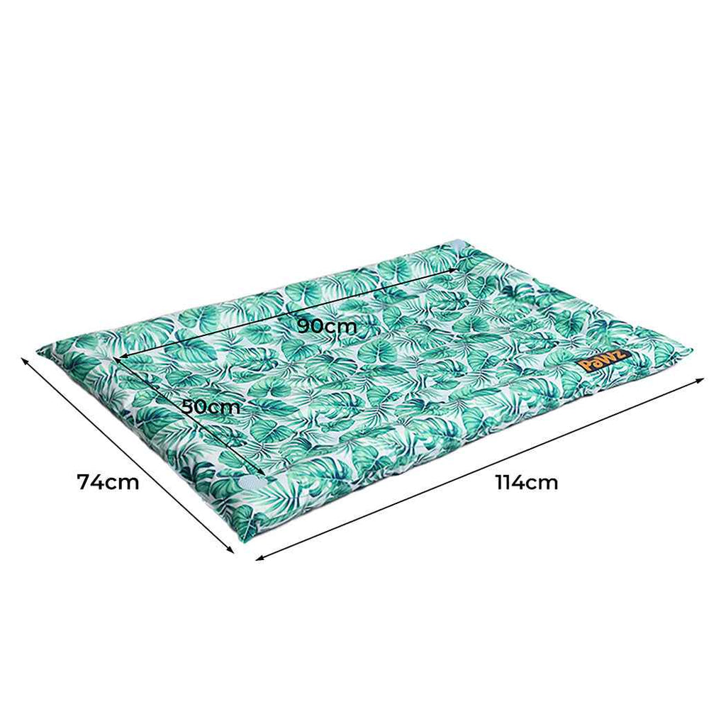 PaWz Pet Cool Gel Mat Cat Bed Dog Bolster L Large