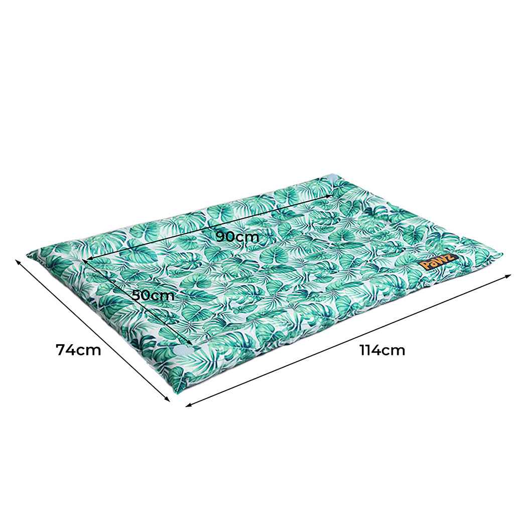 PaWz Pet Cool Gel Mat Cat Bed Dog Bolster L Large