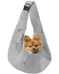 Grey Dog Carrier Bag - Small Dog