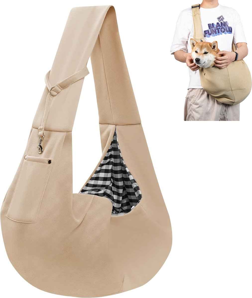Animal Carrier Bag - Max 10 Kg - For Cats, Dogs and Pets - Khaki