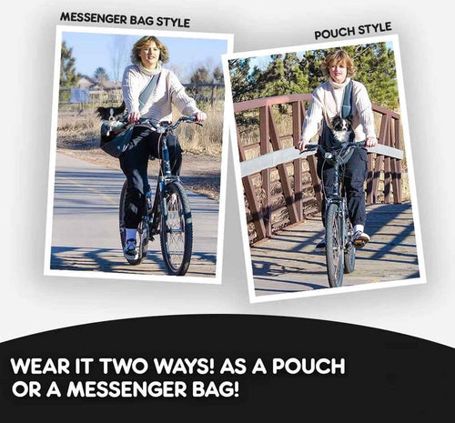 Pet Carrier Bag - Pet Travel Bag - 33 x 23 Cm - Suitable for Less Than 4 Kg - Black