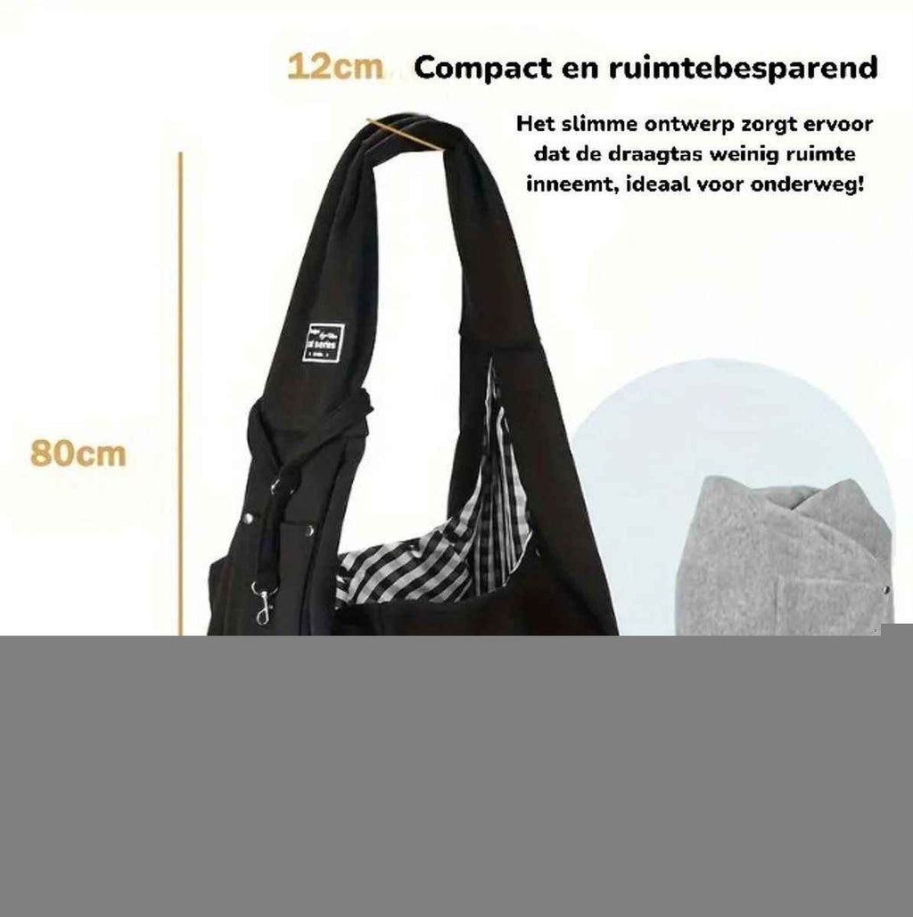 Pet  CarrierBlack, for Cats, Dogs and Small Pets