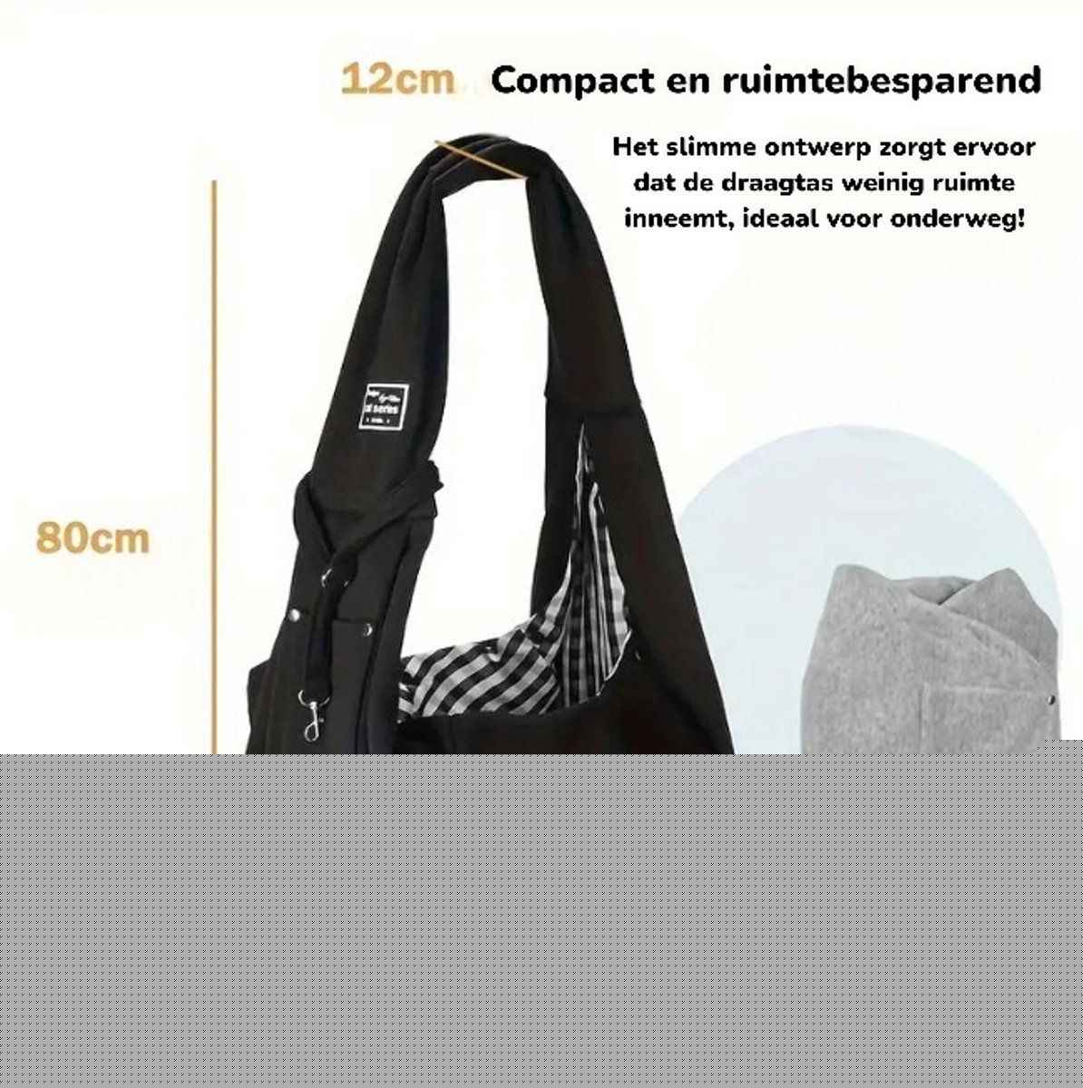 Pet  CarrierBlack, for Cats, Dogs and Small Pets