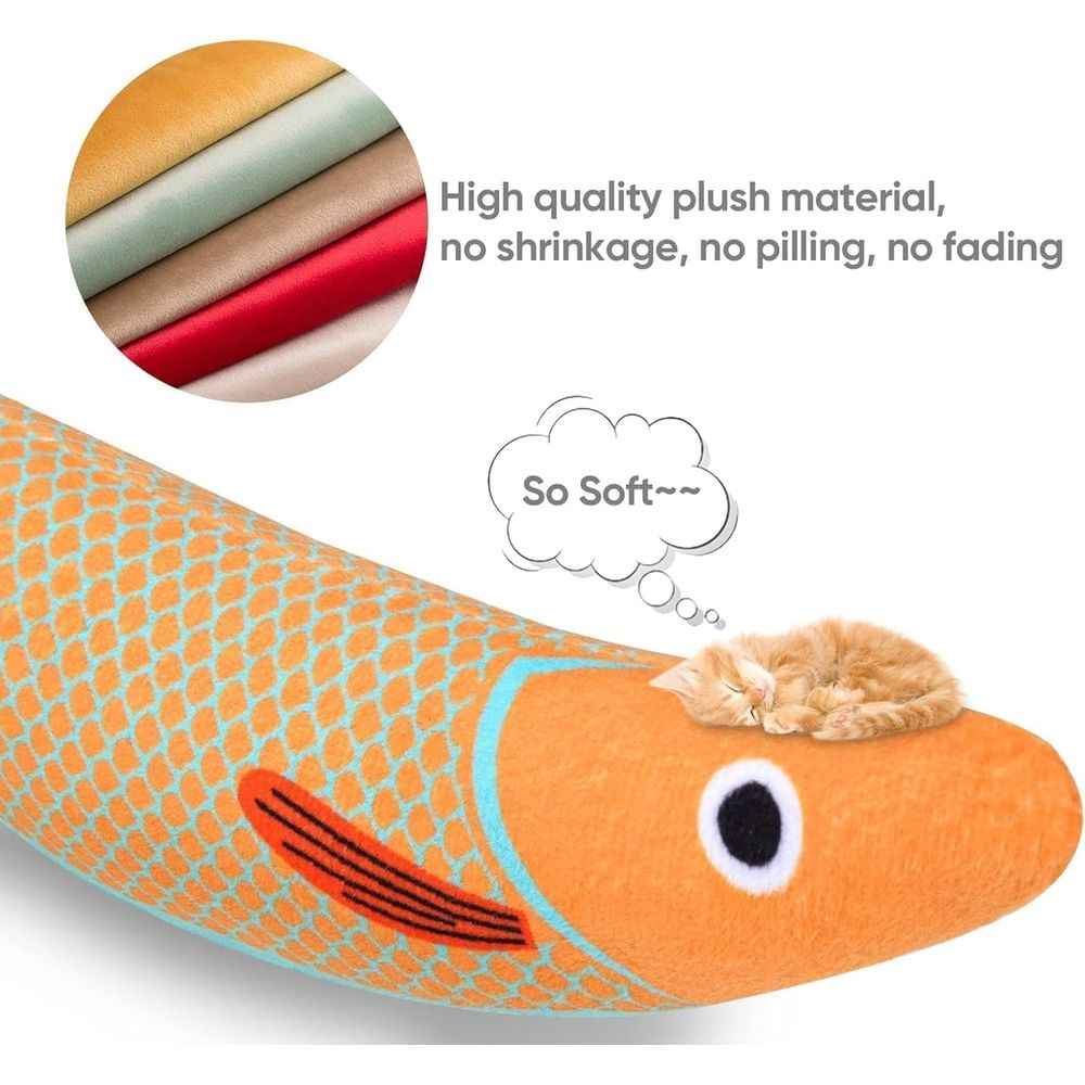 3 Pack Cat Toys , Catnip Toys For Cats, Interactive Cat Kicker Toys for Indoor Kitten Exercise 9.05 Inches for All Breeds
