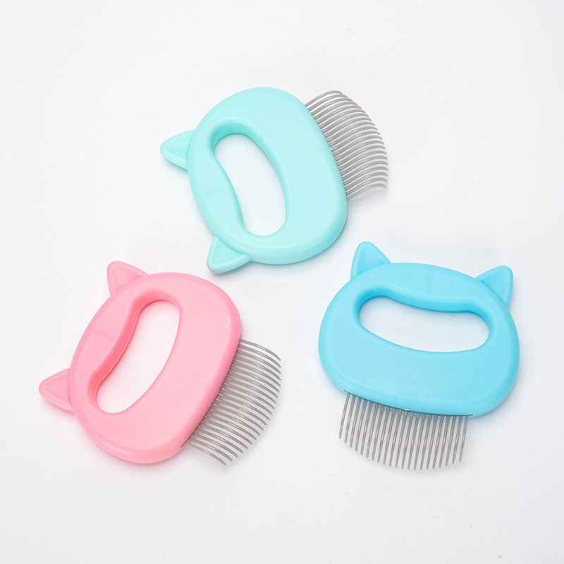 Ruihao Pet Comb Stainless Steel Flea Removal Cats Dogs One Mint Green