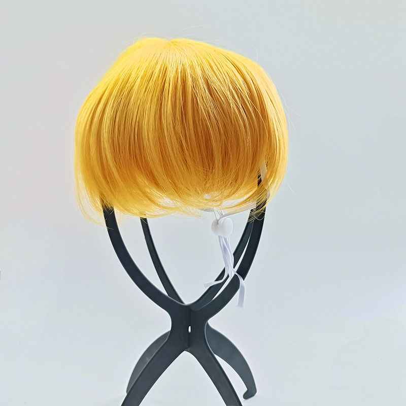 Fujia Pet Wig Dog Cat Halloween Party Pet wig explosion head beige
