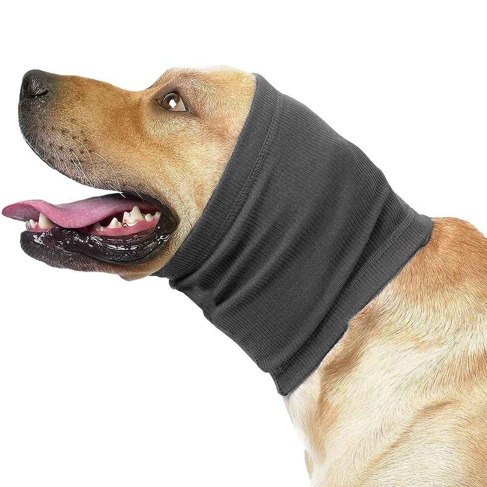 Pet Dog Ear Muffs Anti Noise Soft Winter Warm Blue Code S