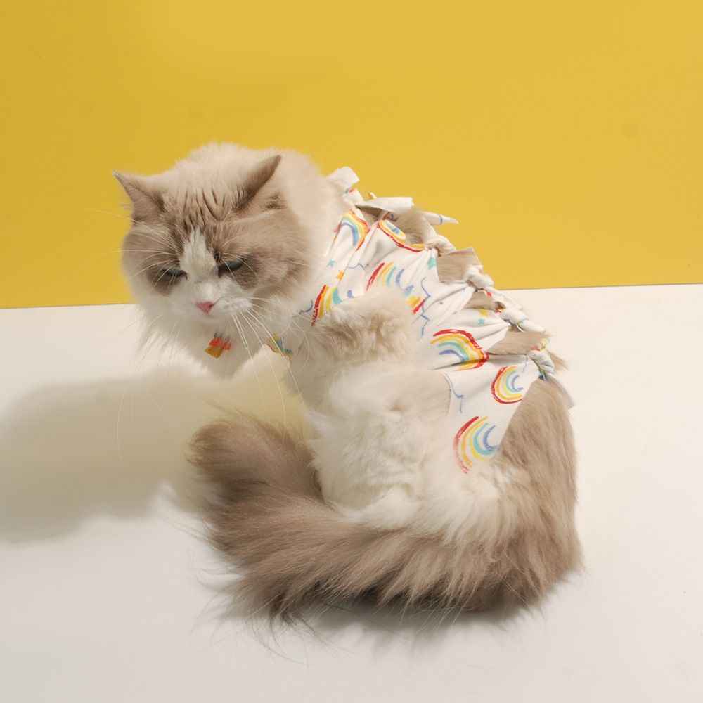 Cotton Cat Sterilization Recovery Clothing Bandage S. Dinosaur M (3.00 kg-6.00 kg