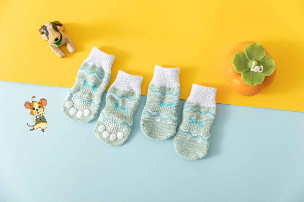 Foot art mouse Pet Socks Cartoon Xl-super large [recommended within 5.5] 11-16kg within