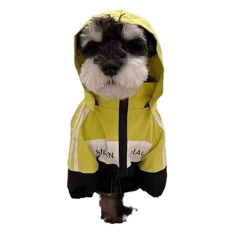 Pretty pet Polyester Windproof Jacket Small Dog Green jacket S bust 35 recommendation 1.5-2kg