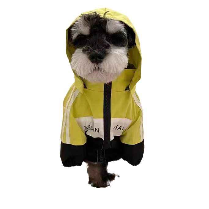 Pretty pet Polyester Windproof Jacket Small Dog Green jacket Xl bust 50 recommended 5-6kg