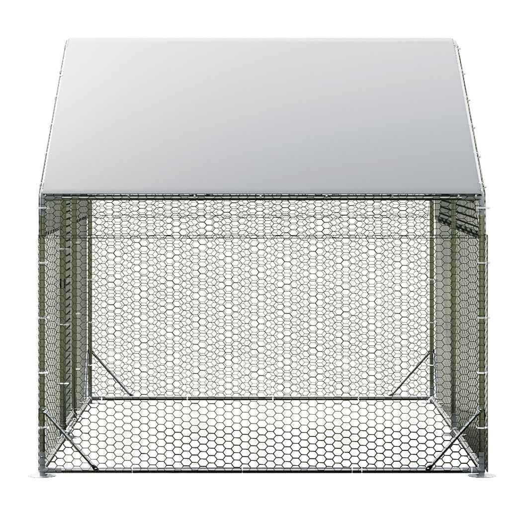 Pawz 200x300x194cm Large Metal Walk-in Chicken Coop Cage