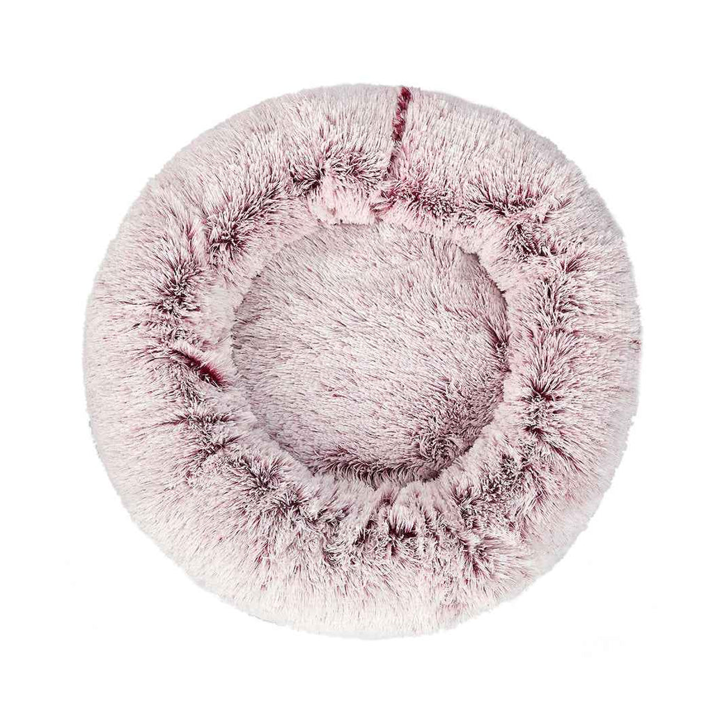 PaWz Pet Bed Cat Dog Donut Nest Calming XL Pink X-Large