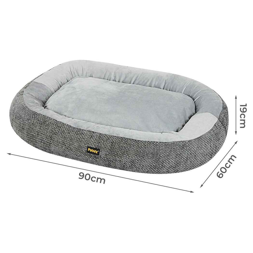 Pawz Pet Bed Washable Plush Orthopedic Soft Non Slip