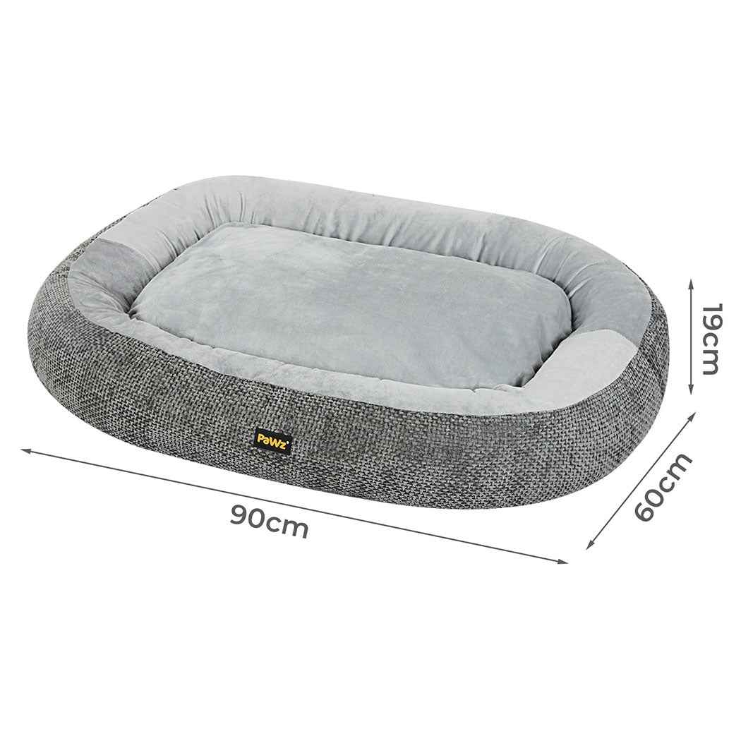 Pawz Pet Bed Washable Plush Orthopedic Soft Non Slip