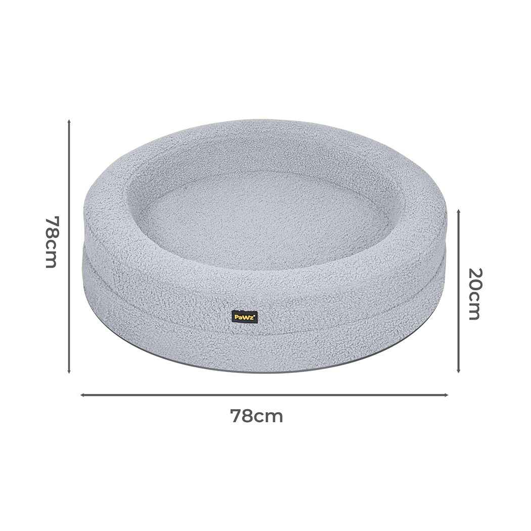 Pawz Pet Orthopedic Calming Bed Memory Foam Dog Sofa