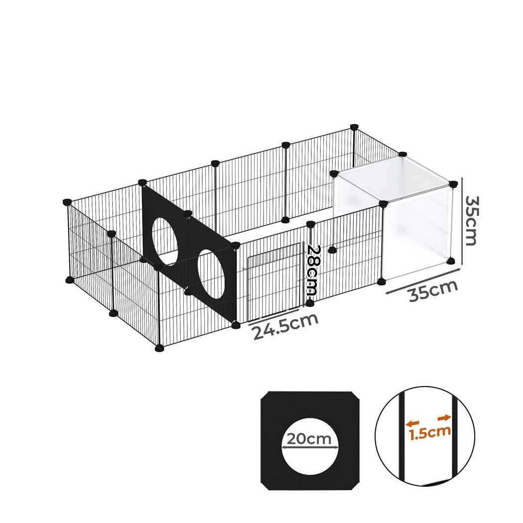 Pawz 16 Panels Guinea Pig Pet Playpen Small Pets Fence