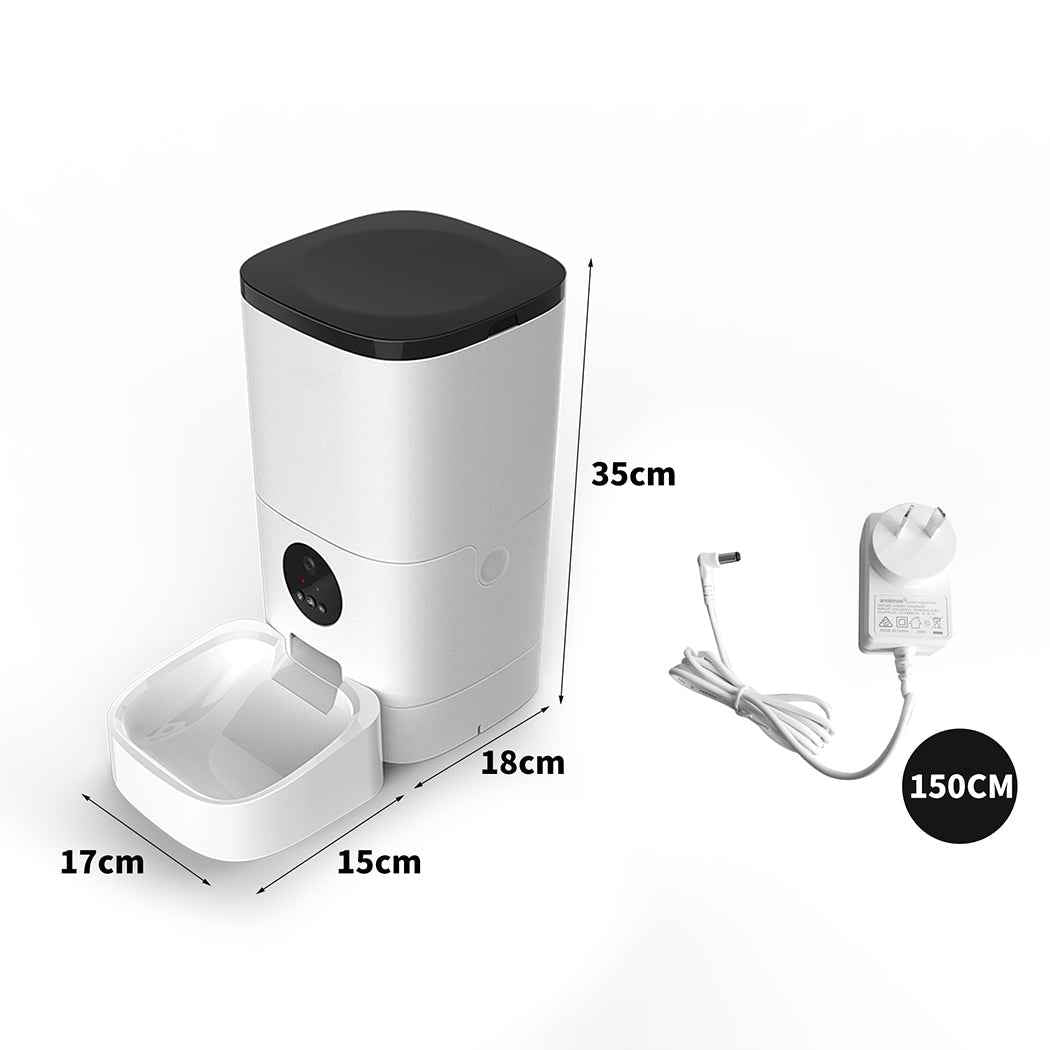 PaWz 6L Auto Feeder Pet Automatic Camera