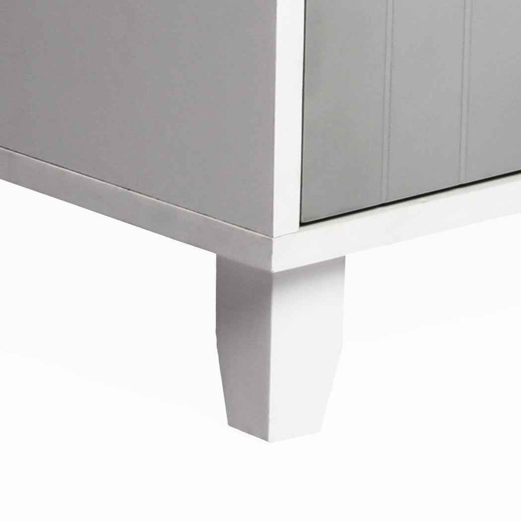 PaWz Enclosed Cat Litter Cabinet Box Grey