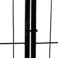 PaWz 8 Panel Pet Dog Playpen Puppy Exercise Black 24 inch